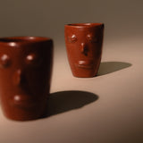 Red Clay Cara Cups | Set of 2 Bowls 