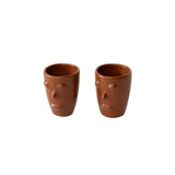 Red Clay Cara Cups | Set of 2 Bowls 