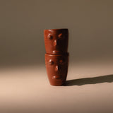 Red Clay Cara Cups | Set of 2 Bowls 