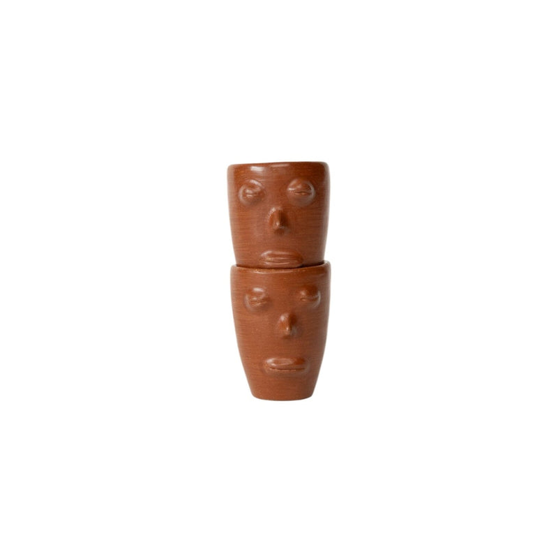 Red Clay Cara Cups | Set of 2 Bowls 