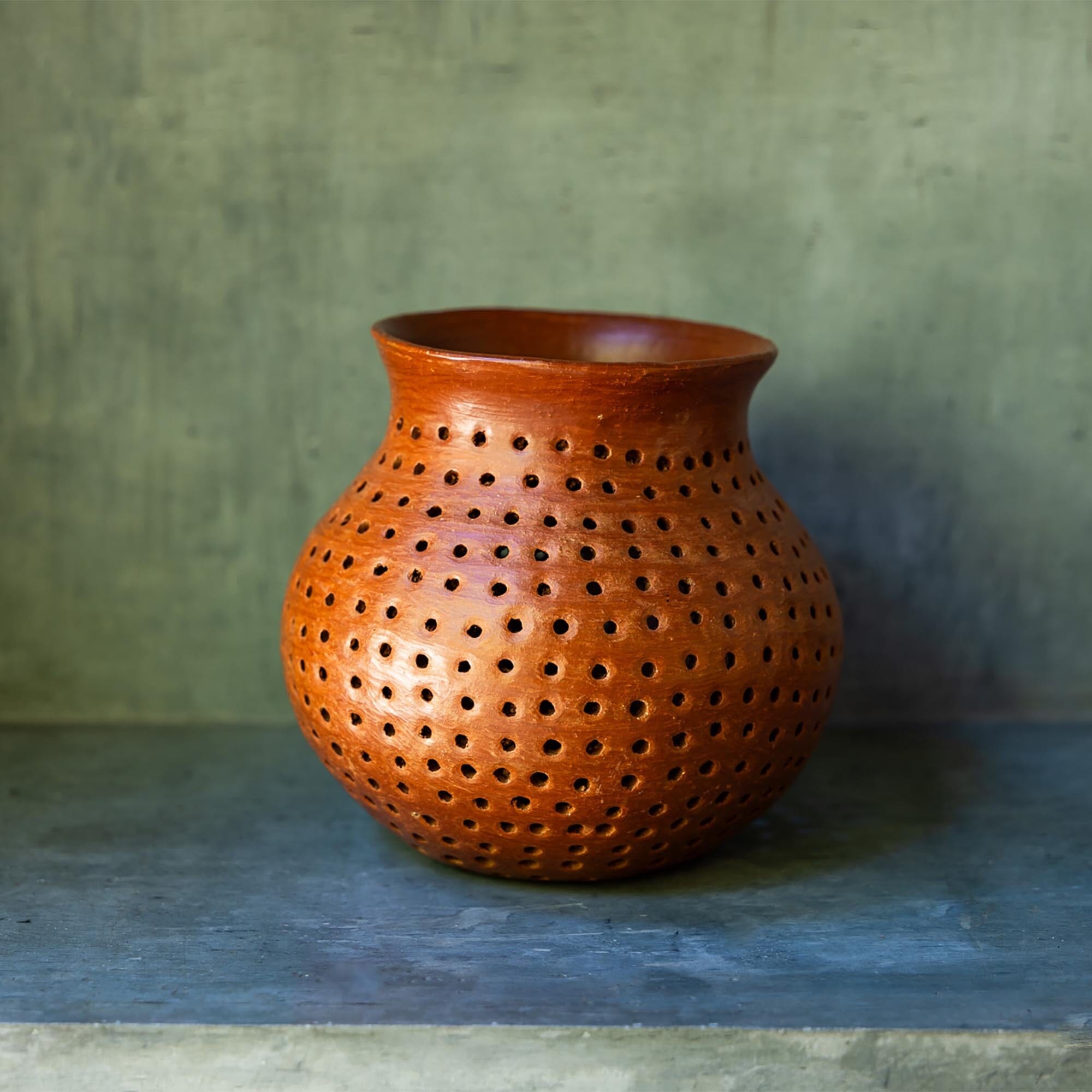 Red Clay Pichancha Vase Bowls 