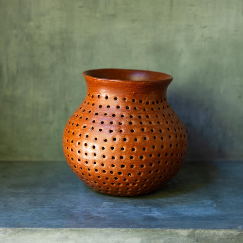 Red Clay Pichancha Vase Bowls 