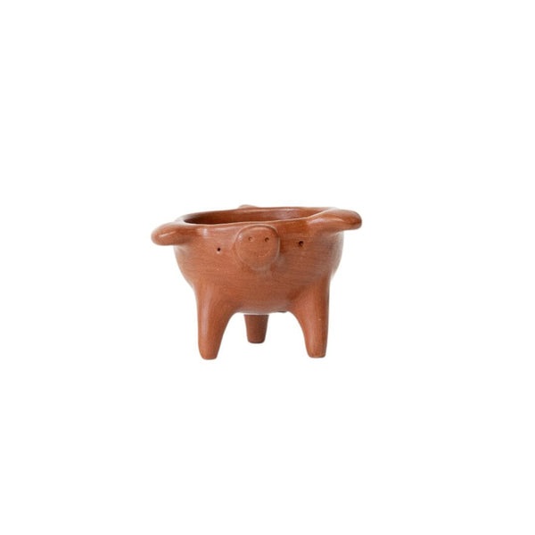 Red Clay Pig Dish Bowls 