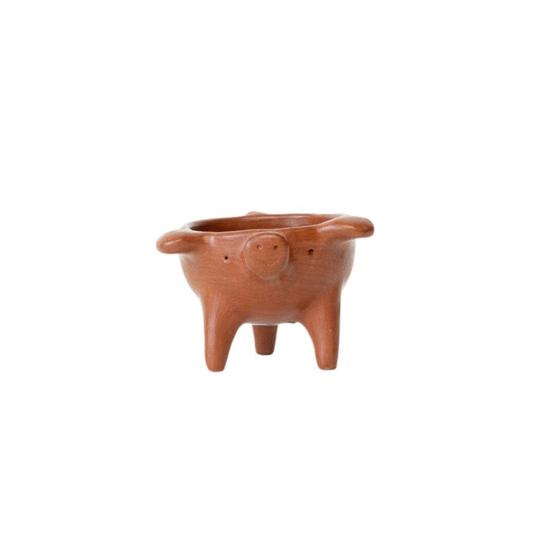 Red Clay Pig Dish Bowls 