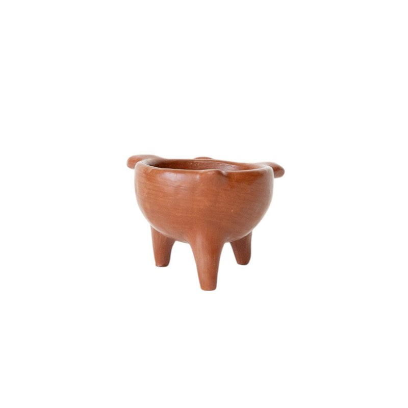 Red Clay Pig Dish Bowls 