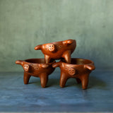 Red Clay Salt Pig Bowls 