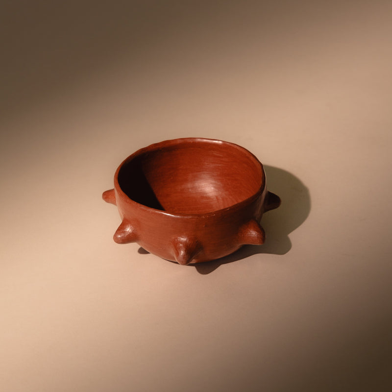 Red Clay Spiked Sauce Bowl Bowls 