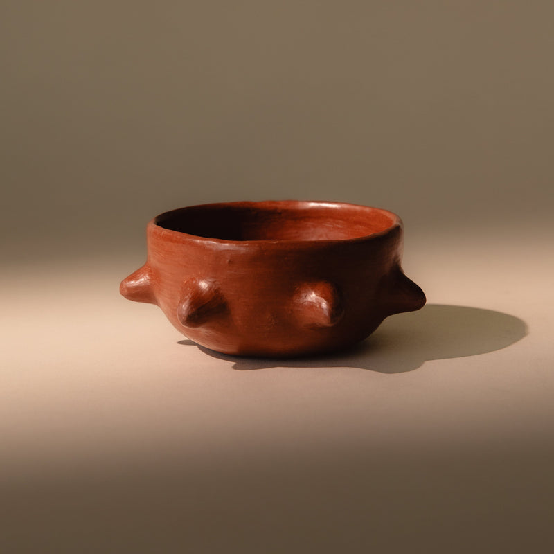 Red Clay Spiked Sauce Bowl Bowls 