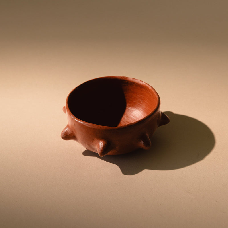 Red Clay Spiked Sauce Bowl Bowls 