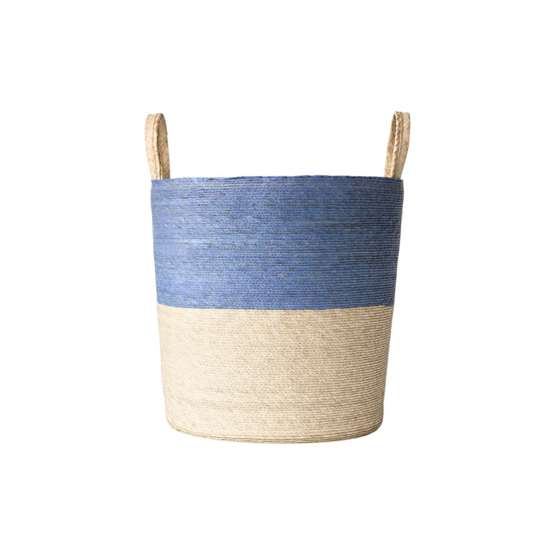 Round Blue Basket Baskets 