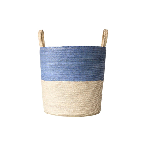 Round Blue Basket Baskets 
