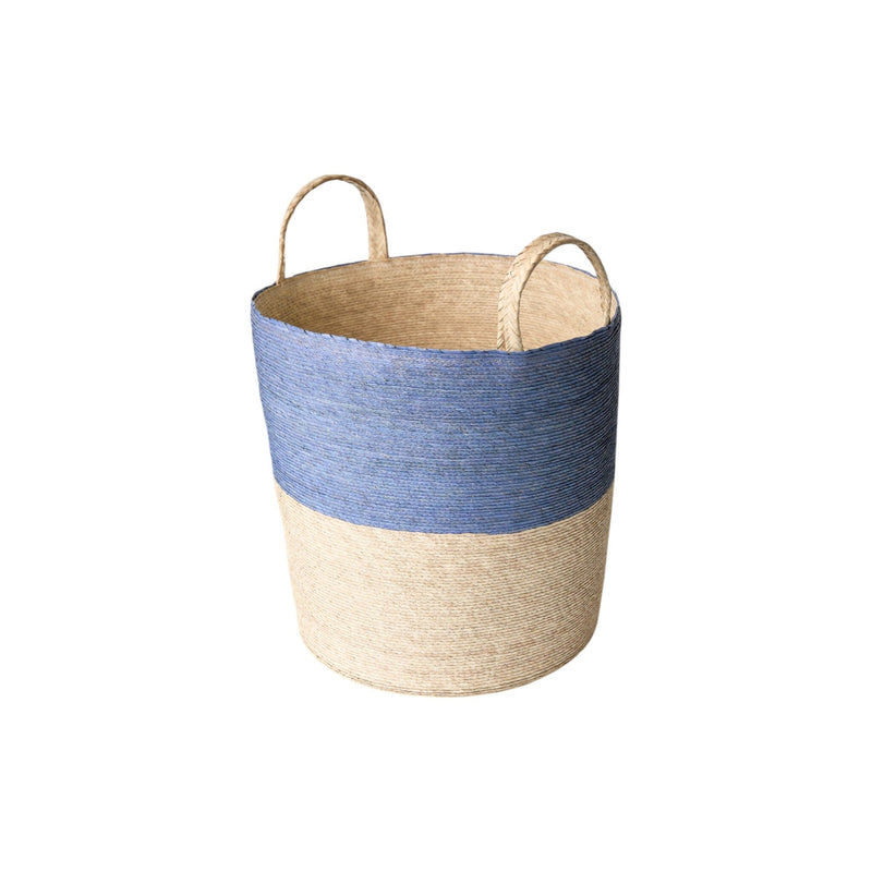 Round Blue Basket Baskets 