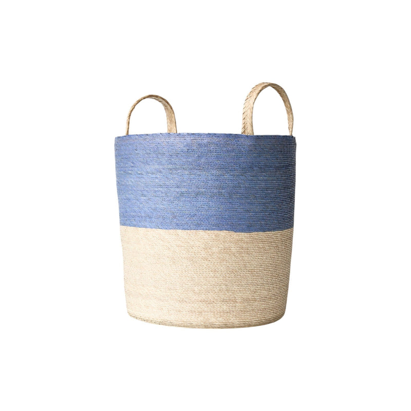 Round Blue Basket Baskets 