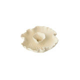 Ruffle Candle Bowl | White Lichen Candles & Incense 