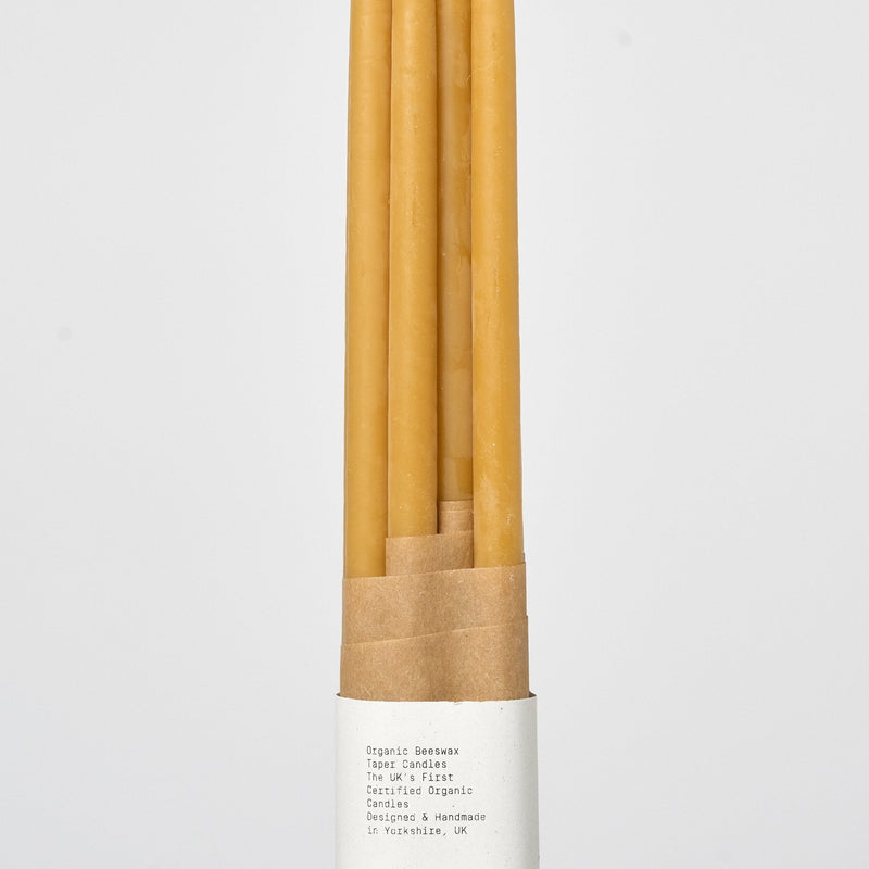 Slim 16" Taper Candles | Natural Beeswax Candles & Incense 