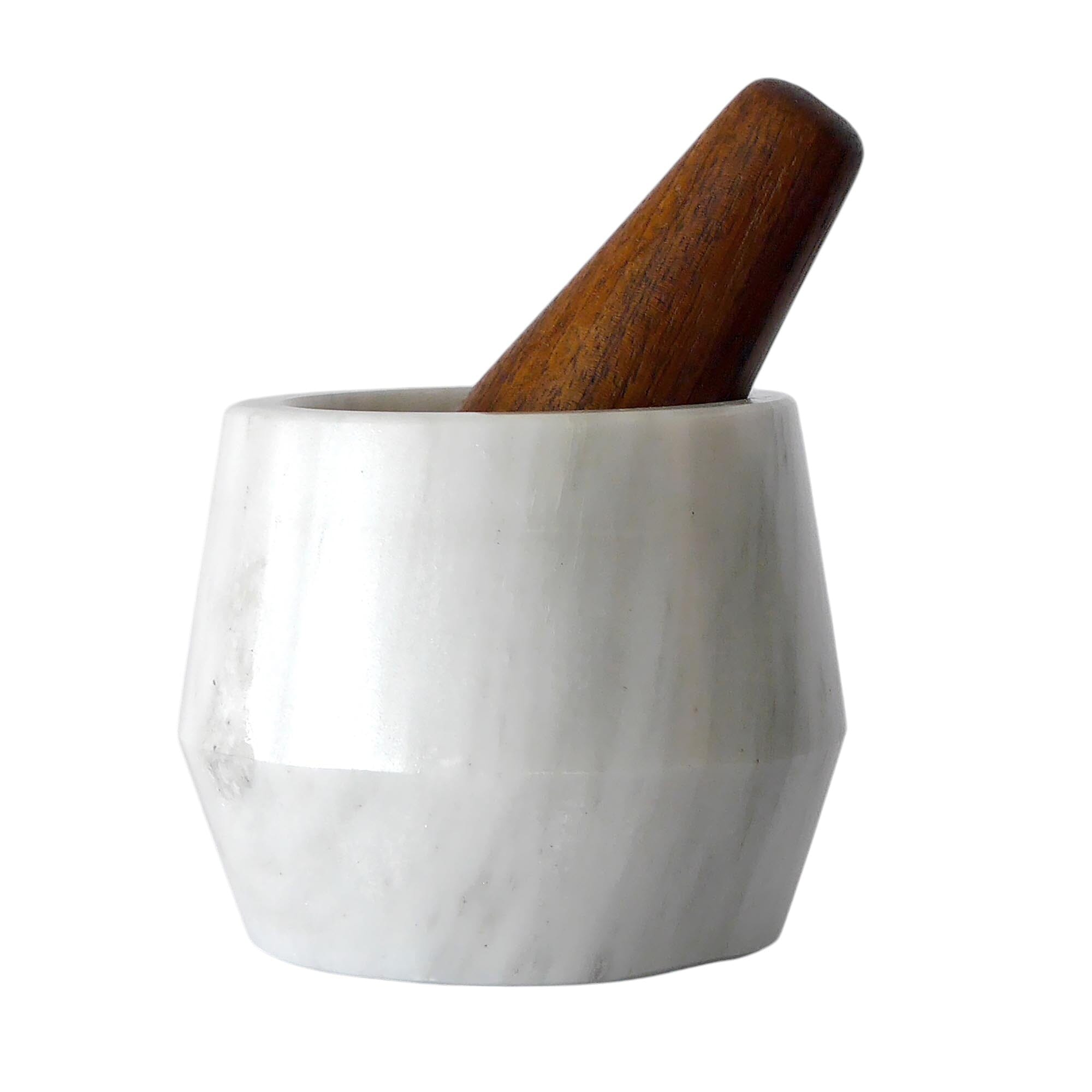 Small Holbox Mortar and Pestle | White Mortar + Pestles 