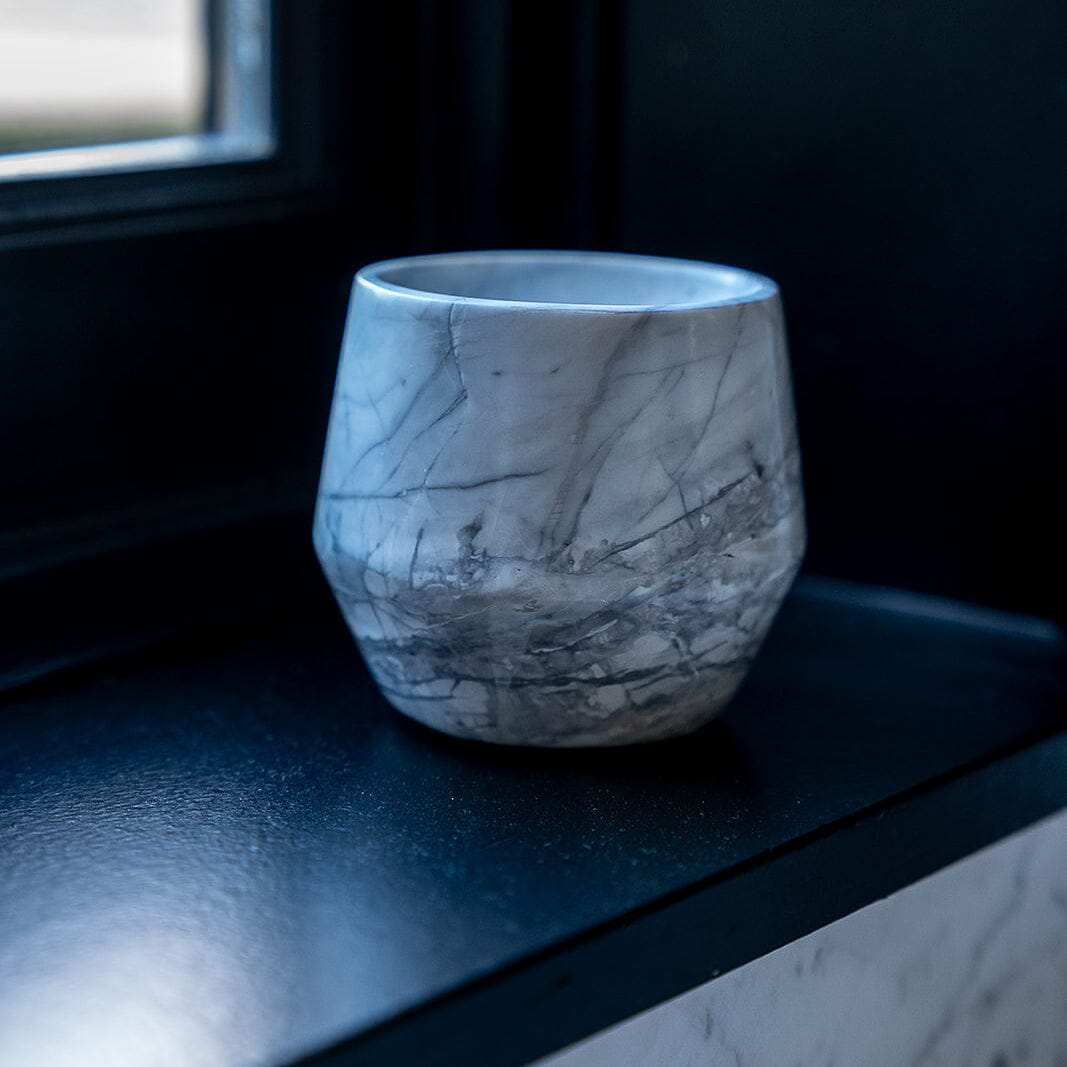Small Holbox Mortar and Pestle | White Mortar + Pestles 