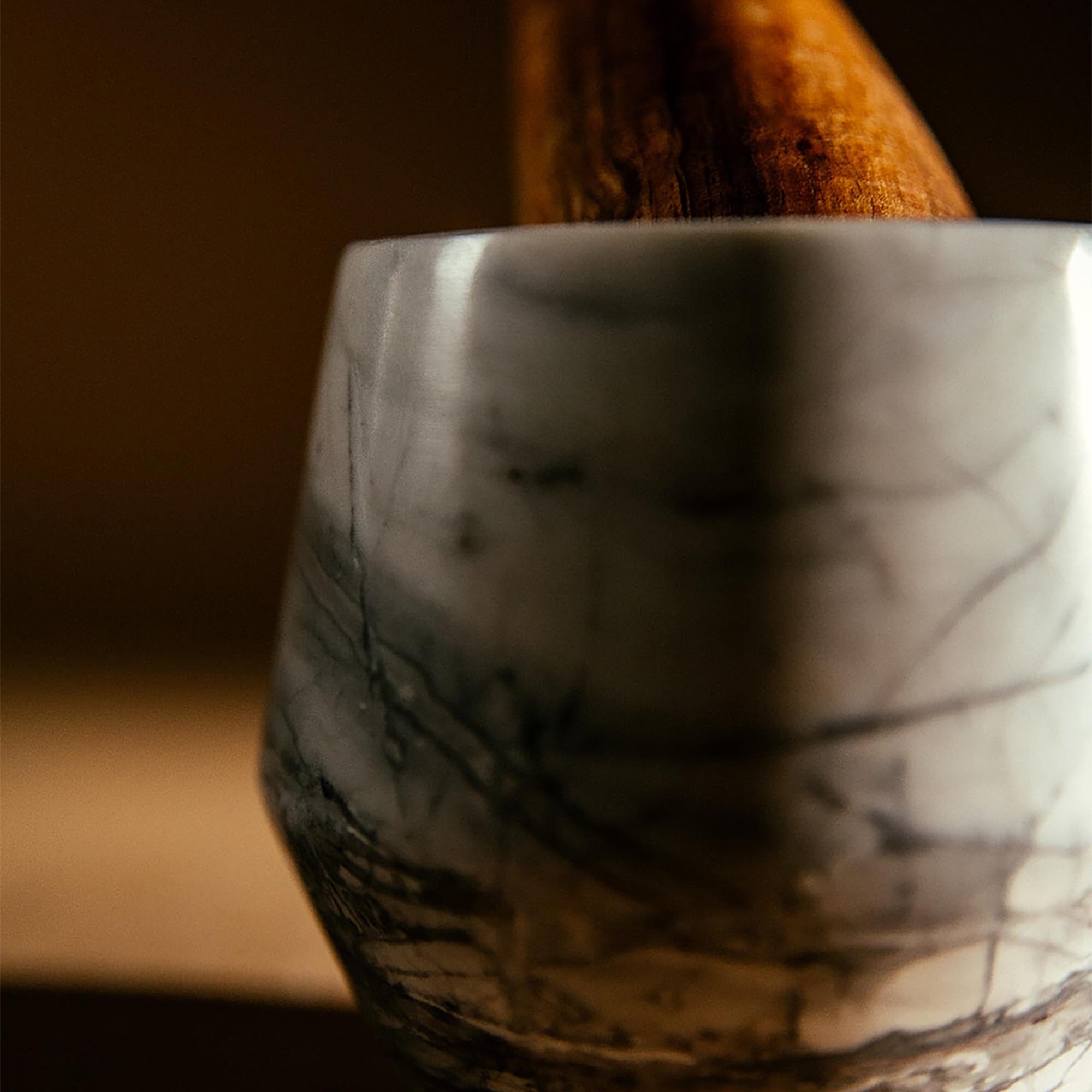 Small Holbox Mortar and Pestle | White Mortar + Pestles 