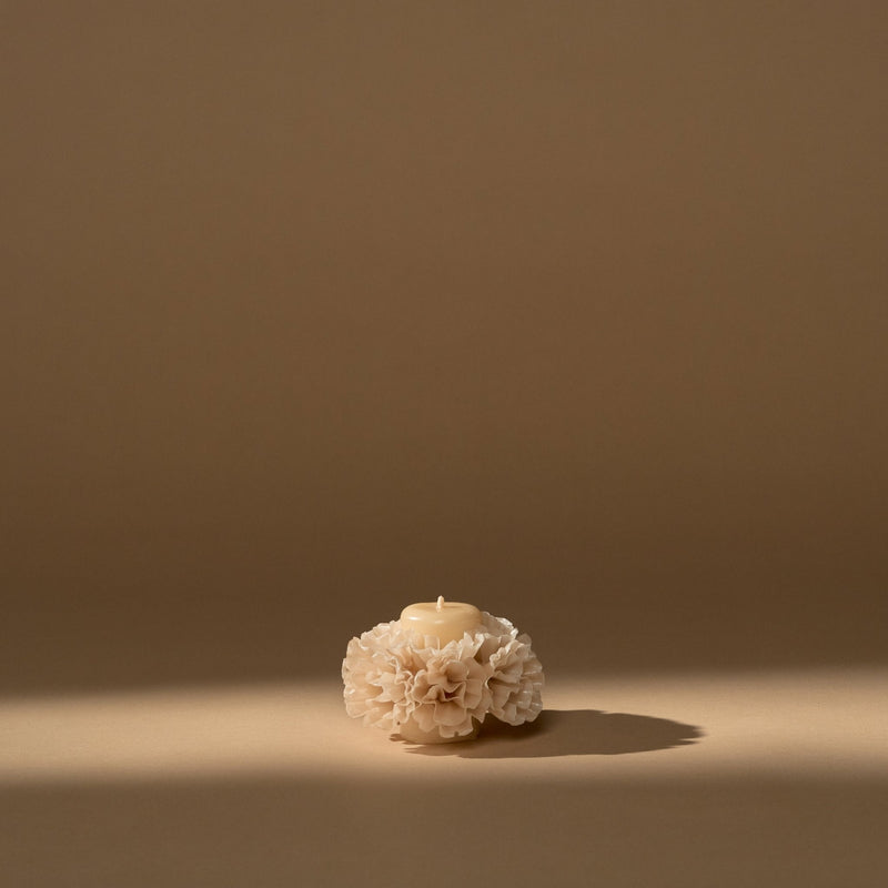 Small Skirted Candle | Cappuccino Candles & Incense 