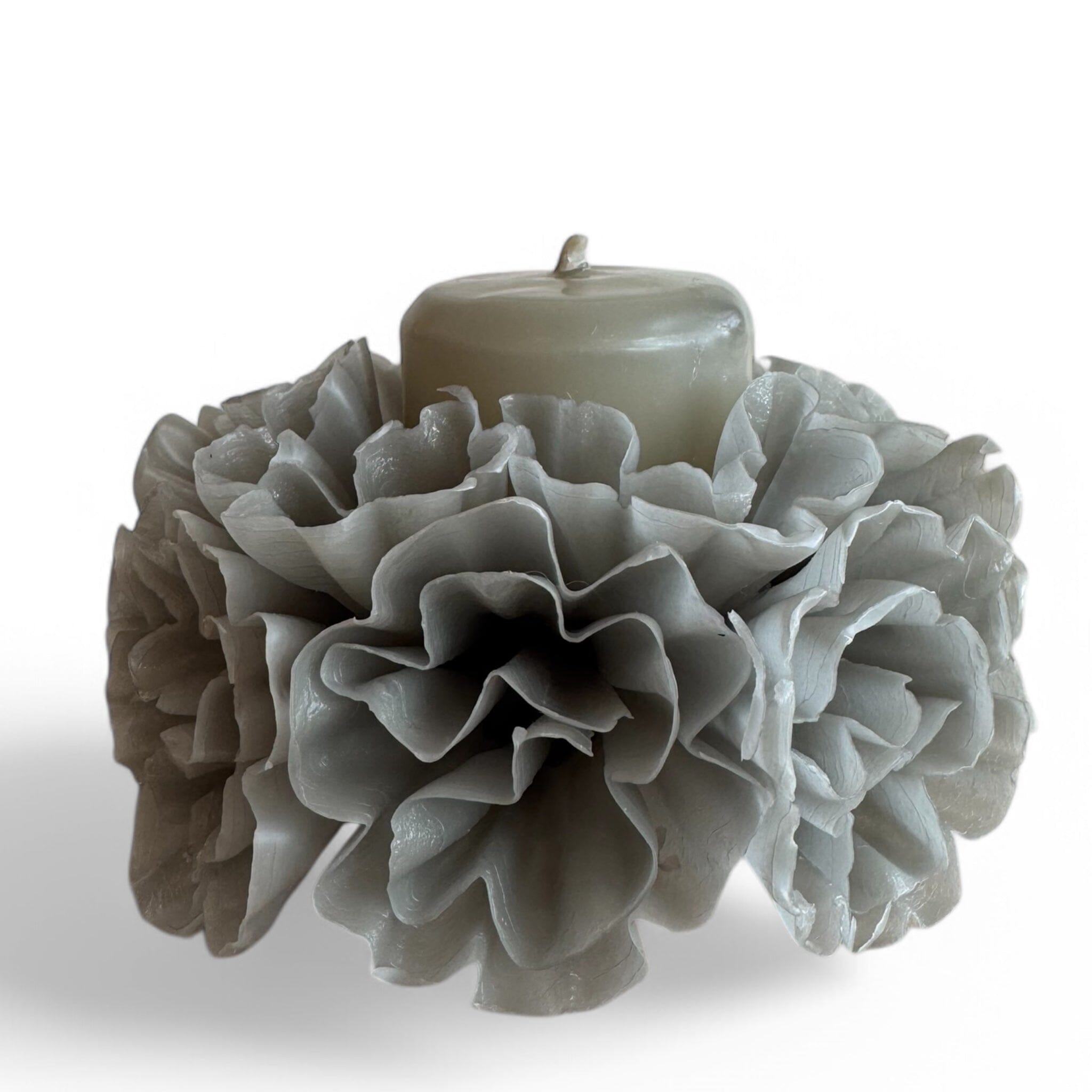 Small Skirted Candle | Grey Candles 