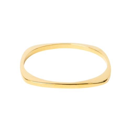 Squared Bangle | Slim Jewelry Gold Plated 