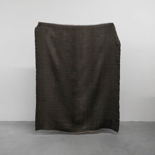 Super-Soft Throw Blanket | Charcoal Textiles 