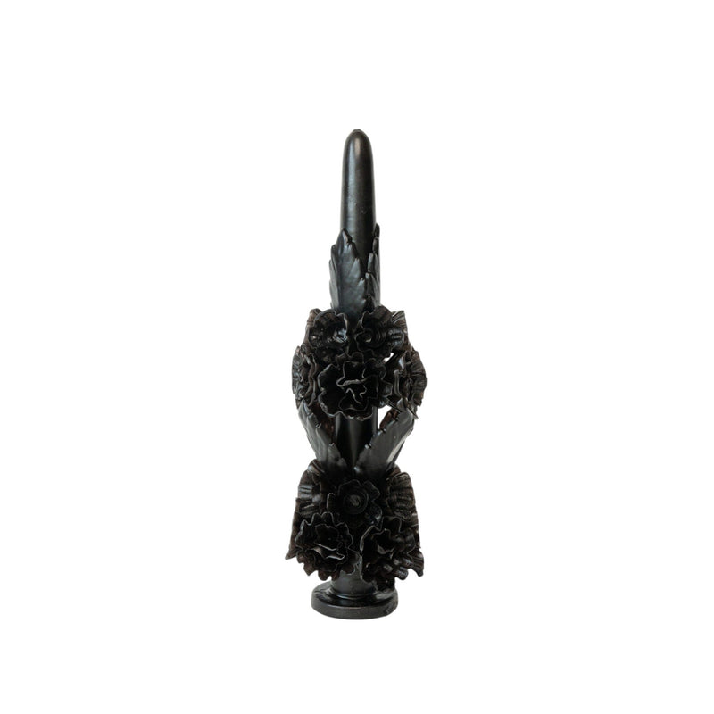 Tall Specialty Beeswax Candle | Black Candles 