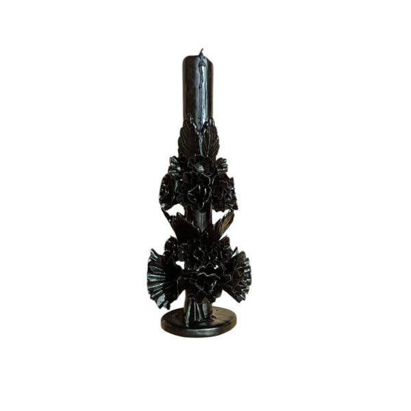 Tall Specialty Beeswax Candle | Black Candles 