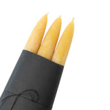 Taper Candle Set of 3 | Cedar Yellow Candles 
