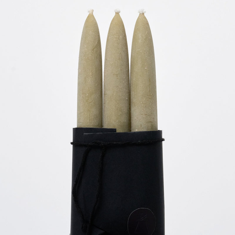 Taper Candle Set of 3 | Lavender Green Candles 