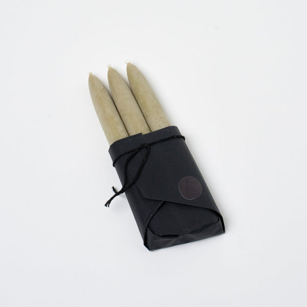 Taper Candle Set of 3 | Lavender Green Candles 