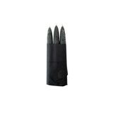 Taper Candle Set of 3 | Unscented Black Candles 