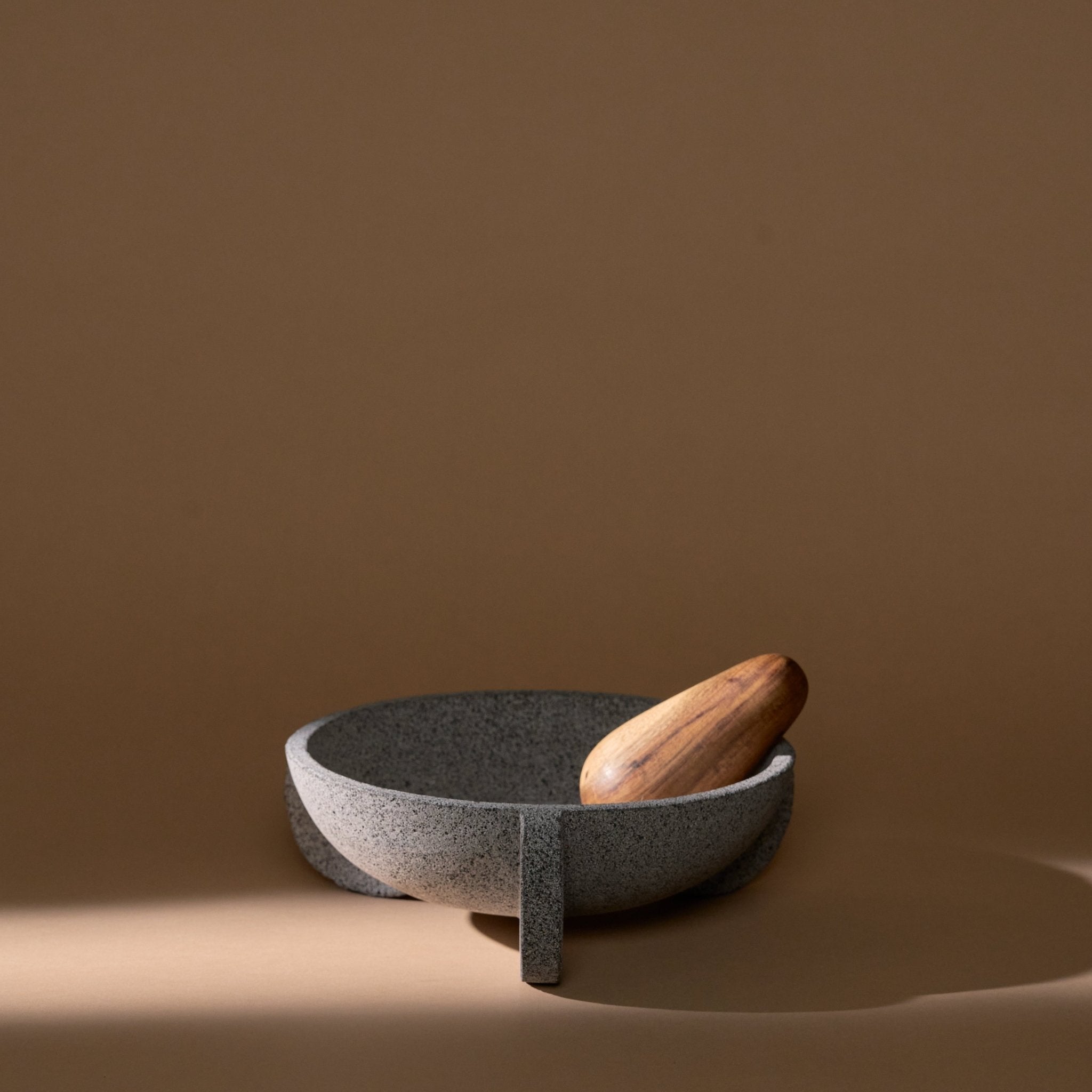 Tecali Mortar and Pestle_Ayres_201-71-0381-156-Volcanic Stone-O/S | Obakki