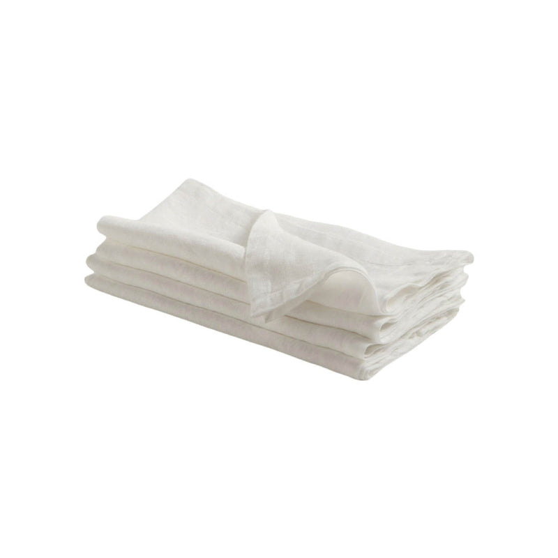 Tela Linen Napkins | Set of 4 Textiles Optic White 