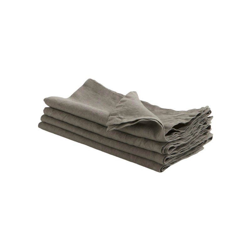 Tela Linen Napkins | Set of 4 Textiles Warm Grey 