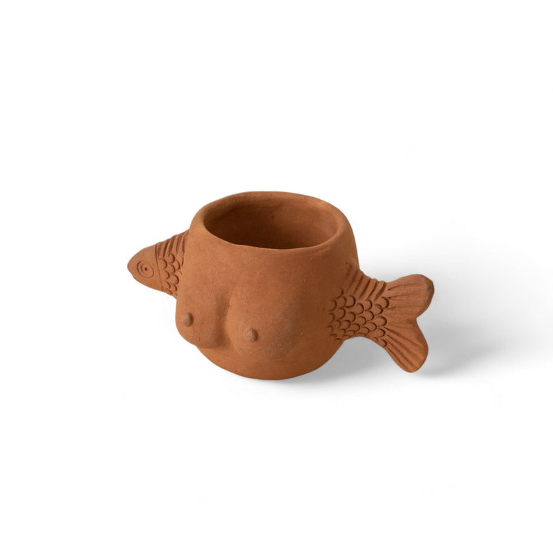 Terracotta Fish Breast Planter Pots & Planters 