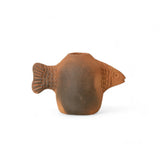 Terracotta Fish Bud Vessel Pots & Planters 