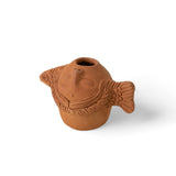 Terracotta Fish Bud Vessel Pots & Planters 