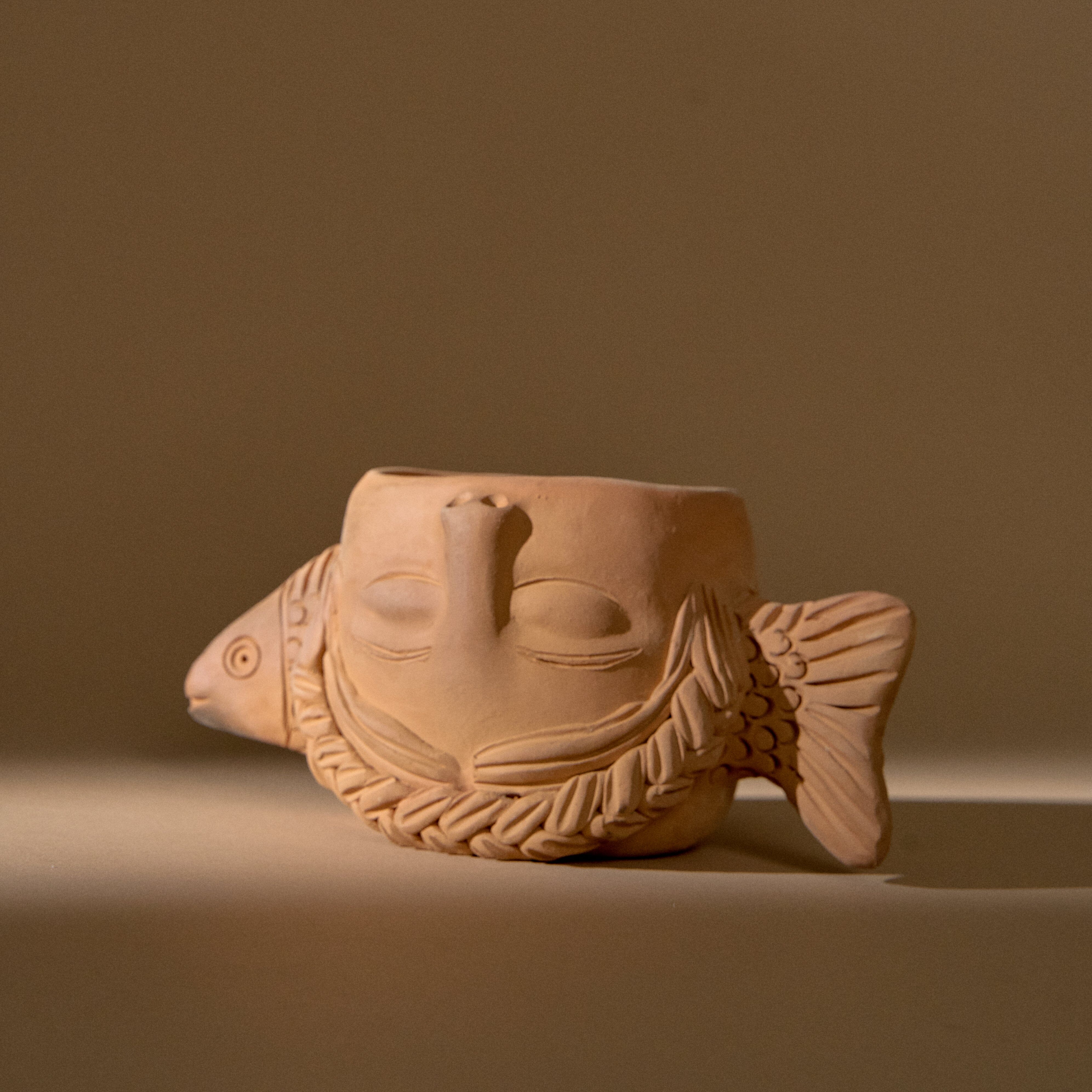 Terracotta Fish Planter | Wide Pots & Planters 