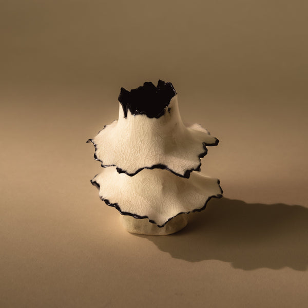 Torn Tier Candle Stand | Black Ring Candles & Incense 