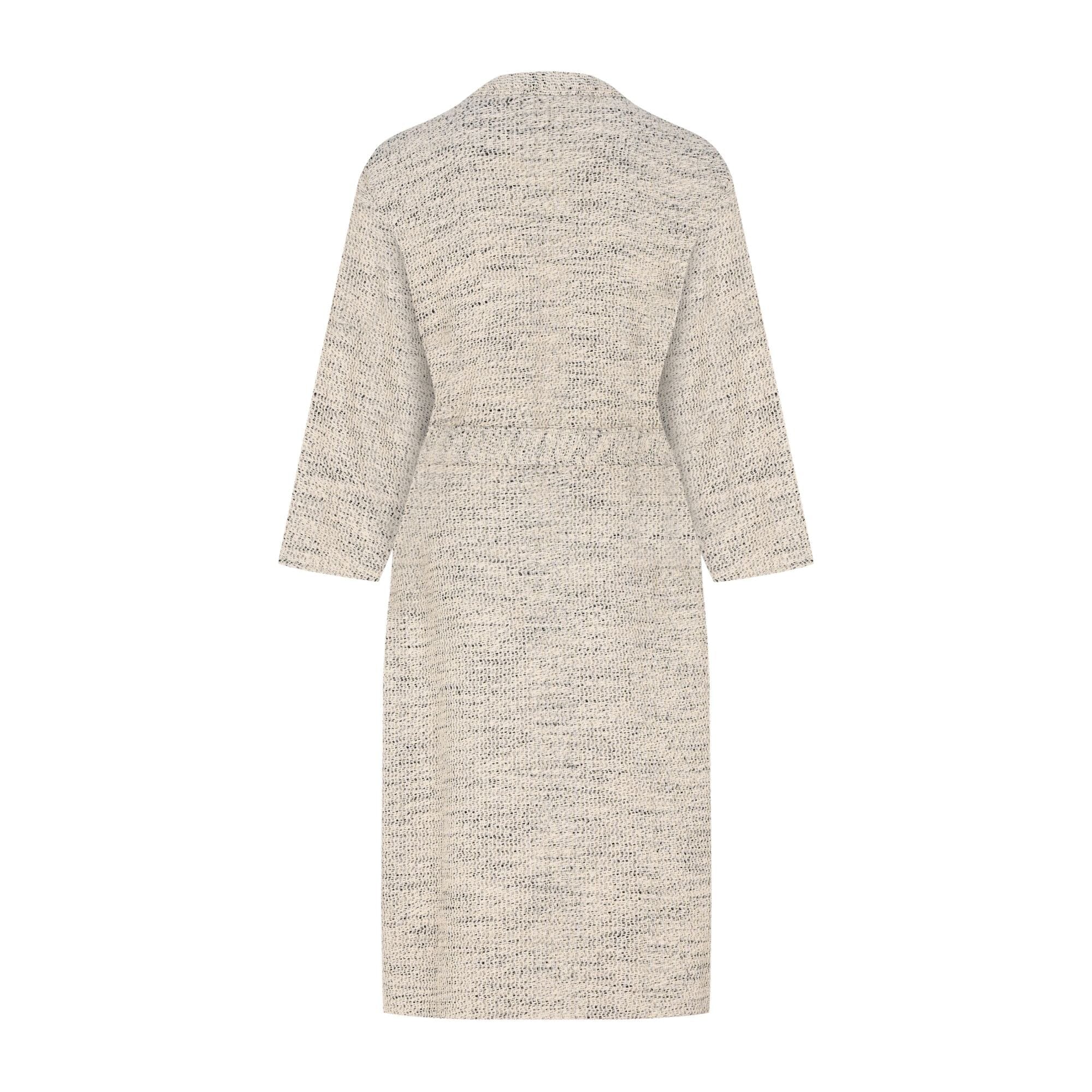 Turkish Linen Robe | Speckled Grey Apparel 
