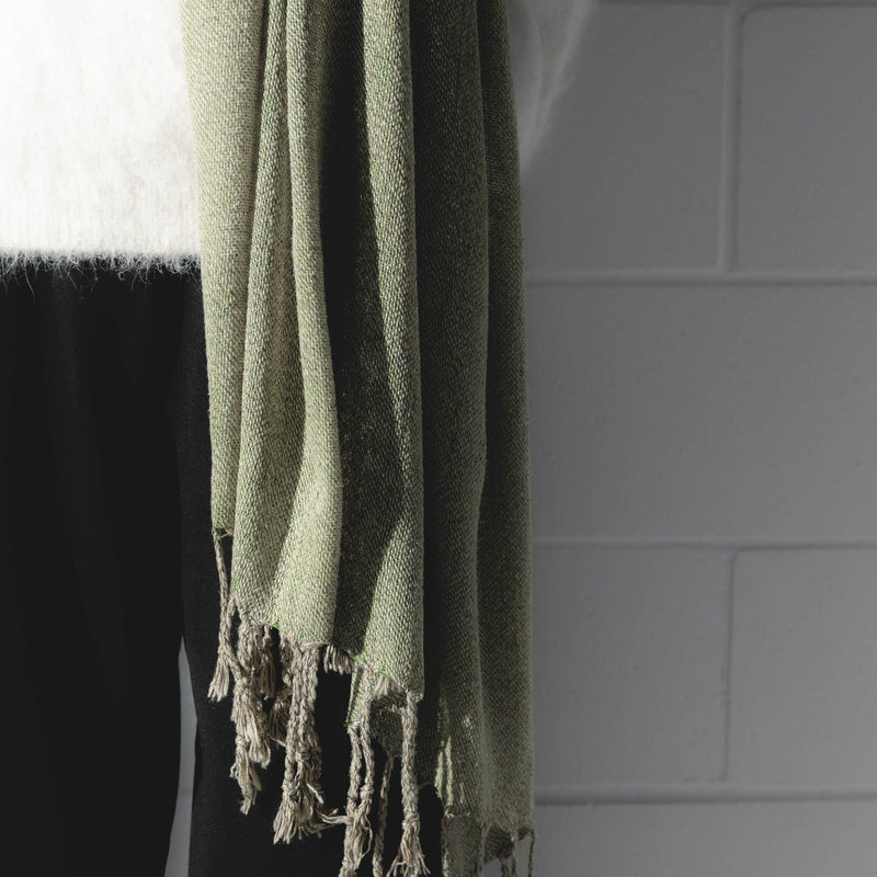 Turkish Silk Scarf | Green Home Textiles 
