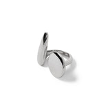 Twisted Nail Ring Accessories Silver Plated 5 