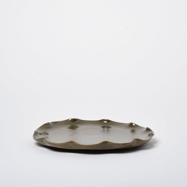 Wave Dinner Plate_EnCrudo_201-50-1686-699TaupeOS | Obakki