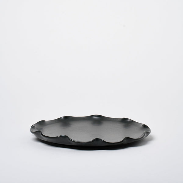 Wave Dinner Plate_EnCrudo_201-50-1686-699BlackOS | Obakki