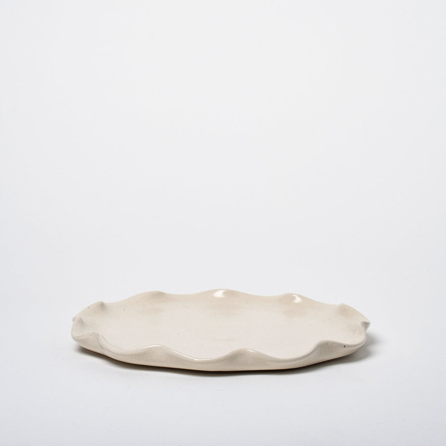 Wave Dinner Plate_EnCrudo_201-50-1686-699WhiteOS | Obakki