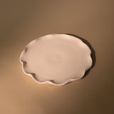 Wave Dinner Plate Serveware Ecru 