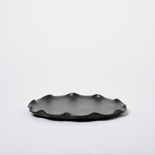 Wave Salad Plate_EnCrudo_201-50-1687-699BlackOS | Obakki