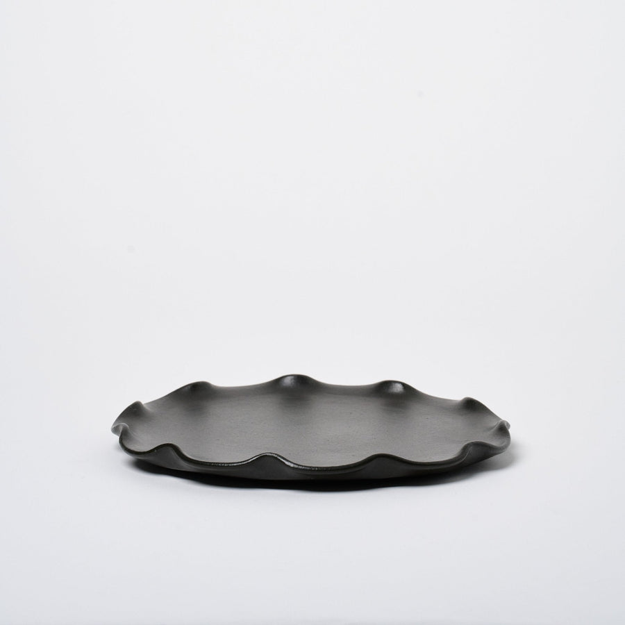Wave Salad Plate_EnCrudo_201-50-1687-699BlackOS | Obakki