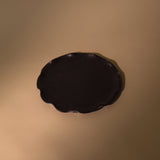 Wave Salad Plate Serveware Black 